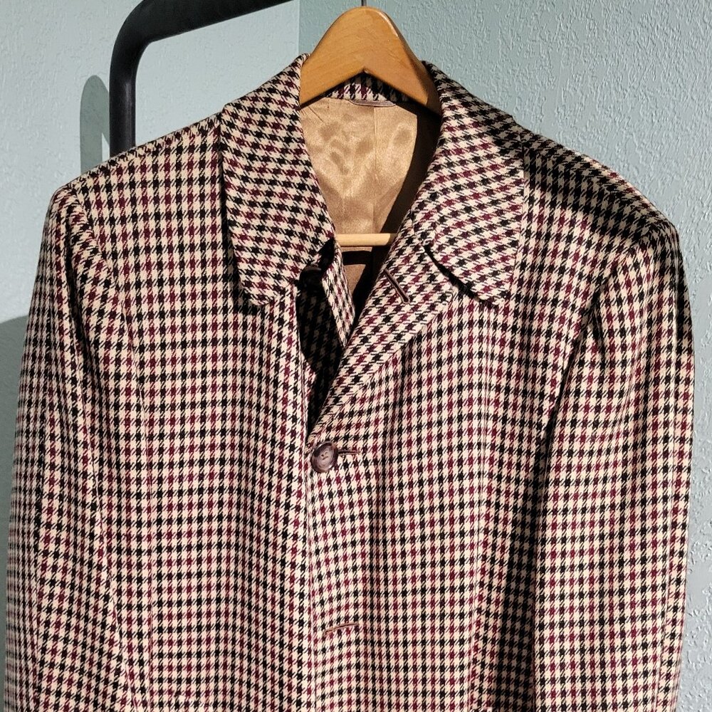 Vintage Bachelors Wool Overcoat - XL